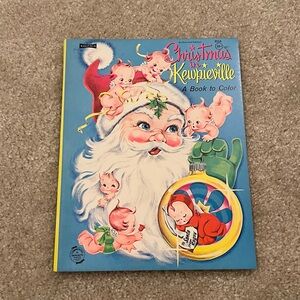 Christmas in Kewpieville Vintage Kewpie Coloring Book